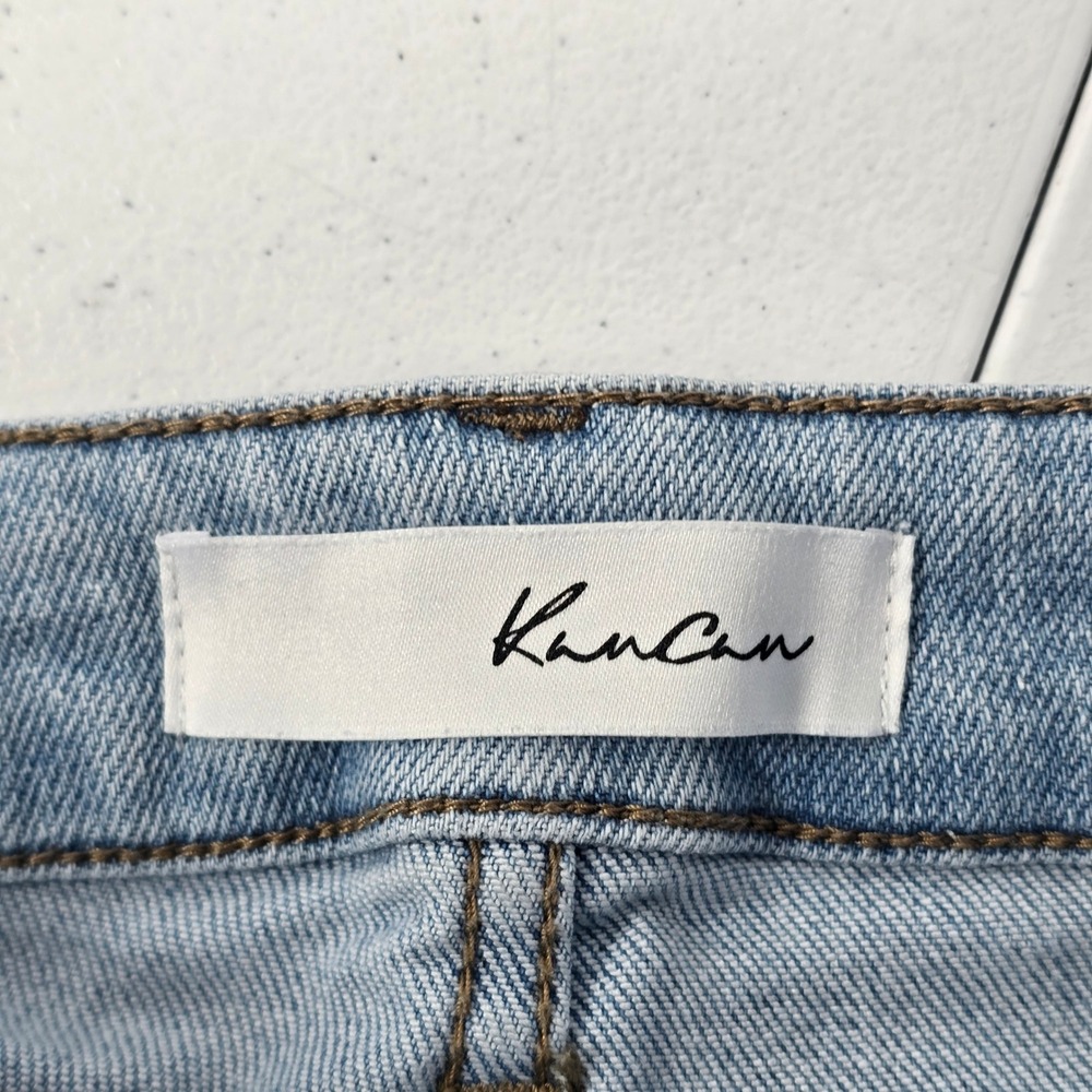 KanCan Women Light Wash Distressed Flare Leg Jean KC7189L Size 11 29 Distressing - Picture 7 of 9